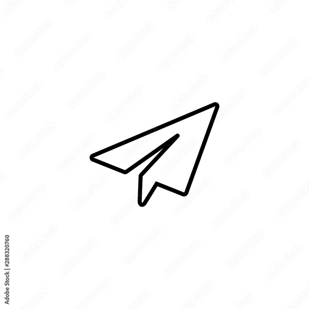 Paper airplane icons, Vector white paper planes for web Paper airplane icons, Vector white paper planes for web