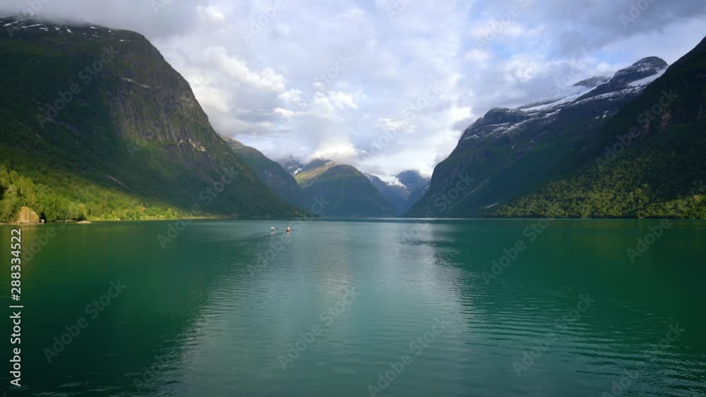 lovatnet lake Beautiful Nature Norway. lovatnet lake Beautiful Nature Norway.