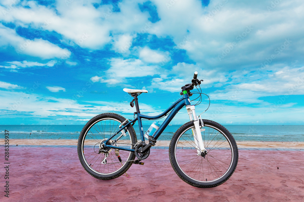 Fototapeta premium Bicycle at beach