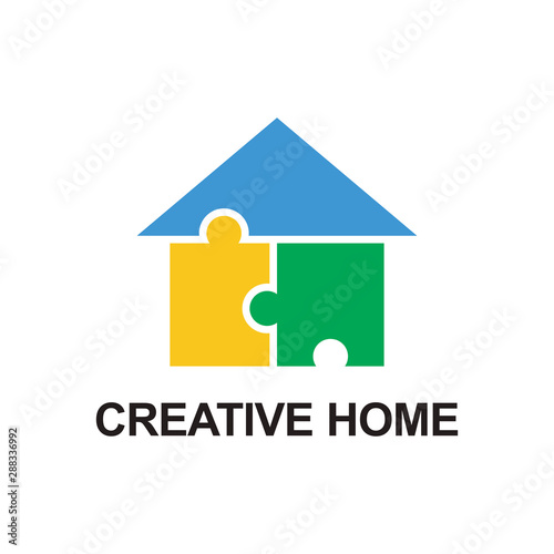 Creative Home logo template vector illustration, creative smart home logo detailing with clean background. Real estate vector. Building & landmark logo