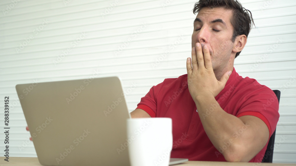 Latin Hispanic man shock with wrong decision investment result stress out Latin Hispanic man shock with wrong decision investment result stress out