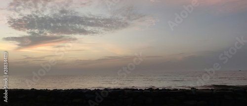 sunset over sea © Bharath m