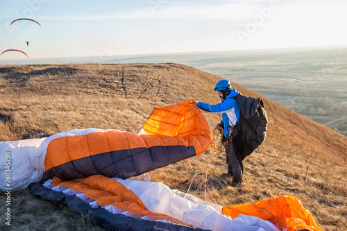 Tablou pe pânză paragliders