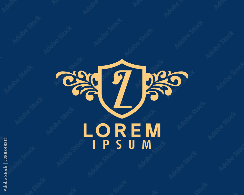 Luxury Shield and Flourish Initial Z Logo Awesome Perfume, Beauty, Spa, hotel and more brands new Luxury Shield and Flourish Initial Z Logo Awesome Perfume, Beauty, Spa, hotel and more brands new