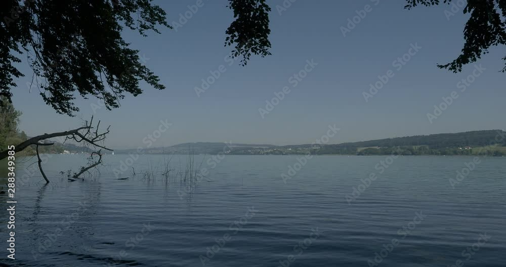 Schweizer landschaft - Kanton Aargau - Hallwilersee, ein beliebtes Ziel für Tagesausflüge
