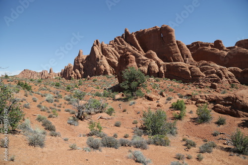 Wallpaper Mural   inside the arches national  park Torontodigital.ca