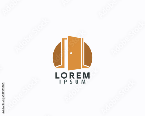 Open door logo Awesome Logo Design Template