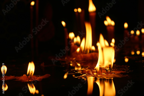 Candele In Chiesa Armena photo