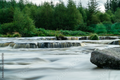 long exposure of river in Scotland