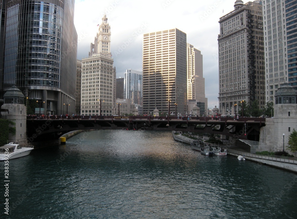 Obraz premium Rzeka Chicago
