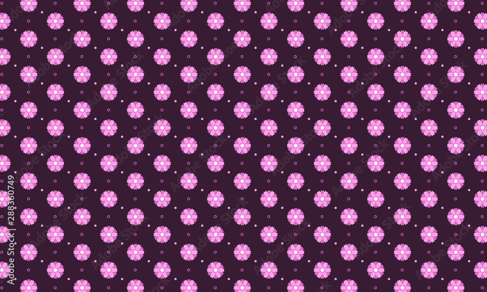 Pink Flower On Colorful Background Pink Flower On Colorful Background