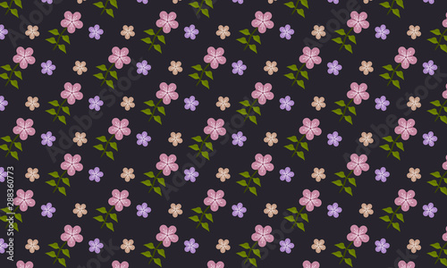 Small Flower On Dark Background