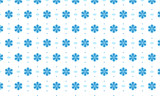 Light Blue Flower Pattern Background