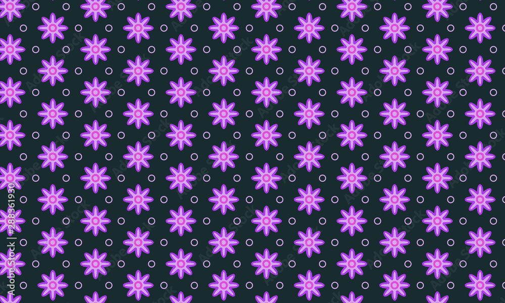 Pink Flower Pattern Background Pink Flower Pattern Background