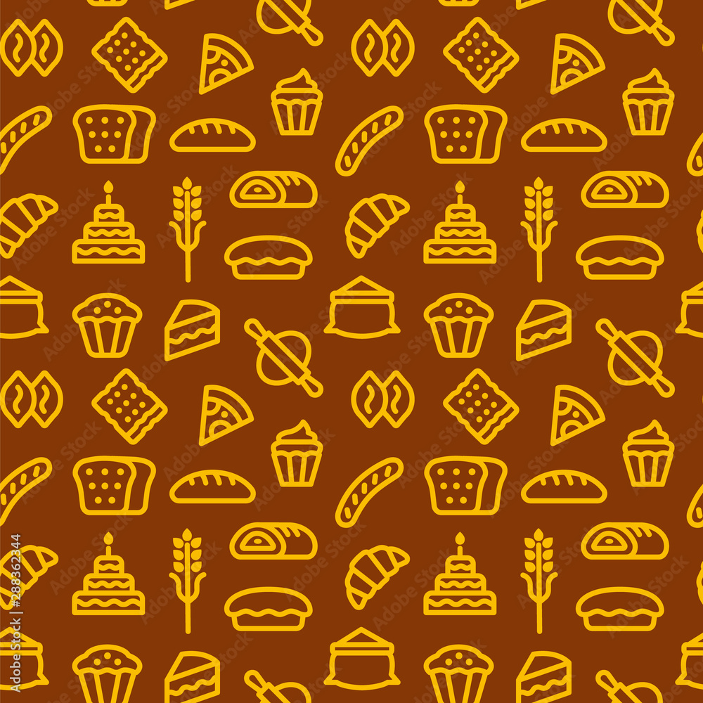 bakery seamless pattern bakery seamless pattern