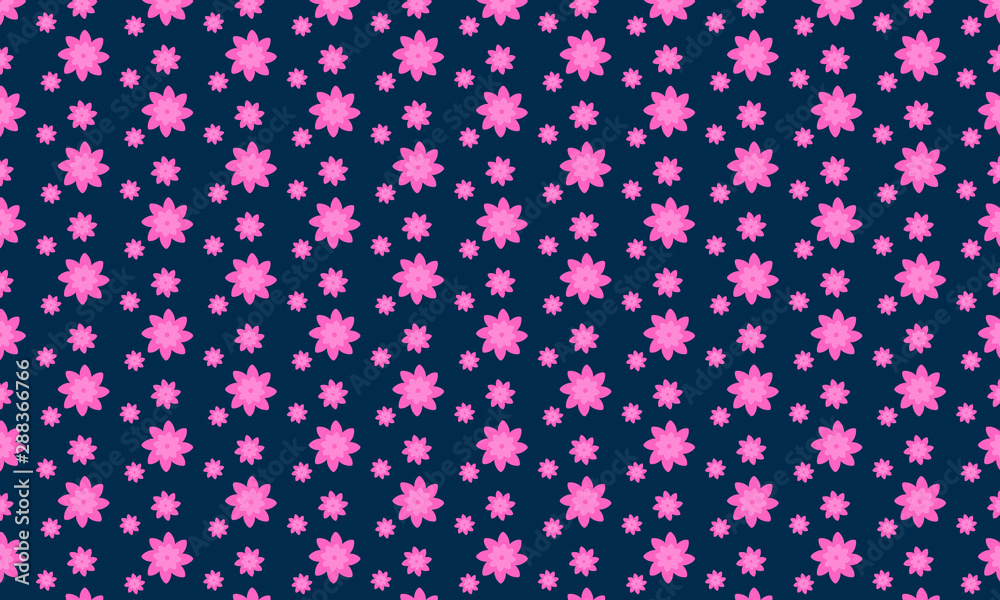 Dark Background On Floral Pattern Dark Background On Floral Pattern