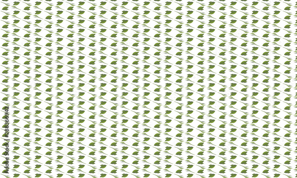 Floral Pattern On White Background Floral Pattern On White Background
