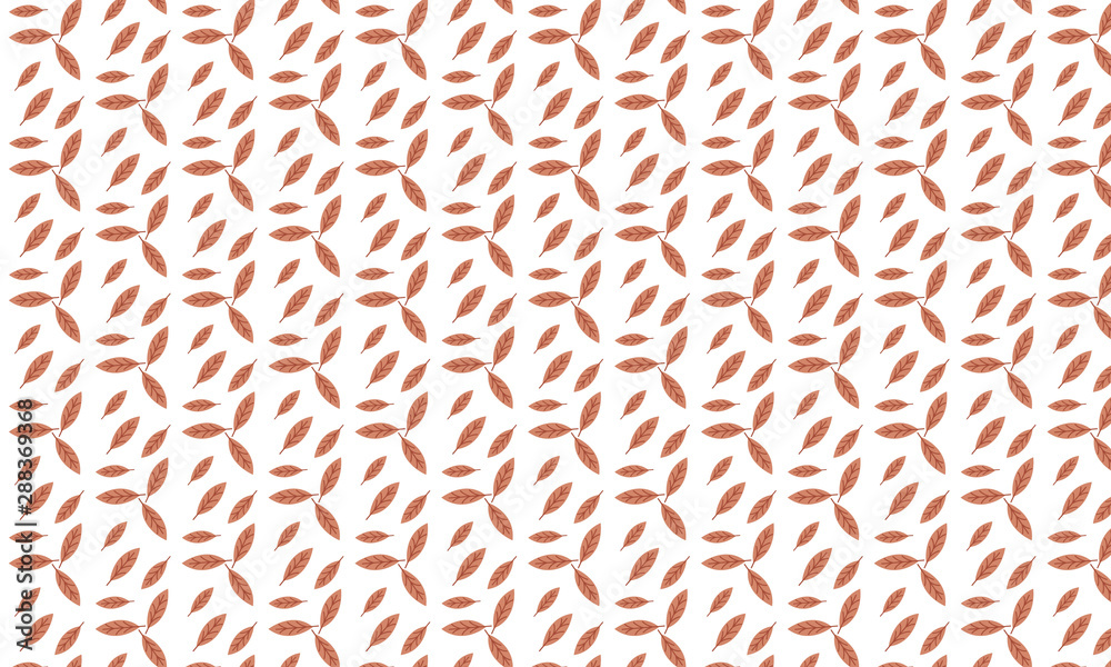 Dark Orange Hellebore Leaves Pattern Background Dark Orange Hellebore Leaves Pattern Background