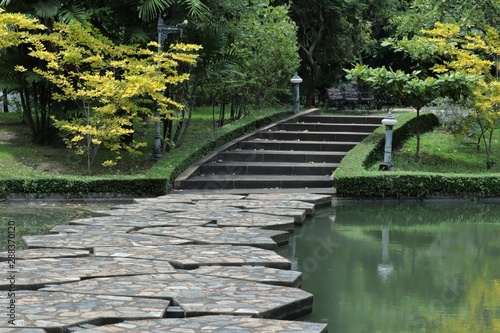 bridge in the park