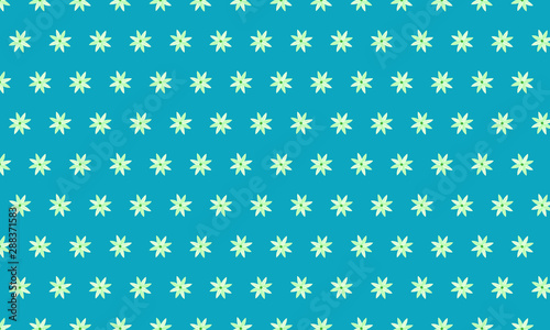 blue background with stars and snowflakes