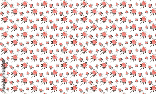 Light Red Petunia Flower Background Vector