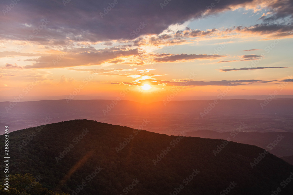 Shenandoah National Park Sunset Shenandoah National Park Sunset