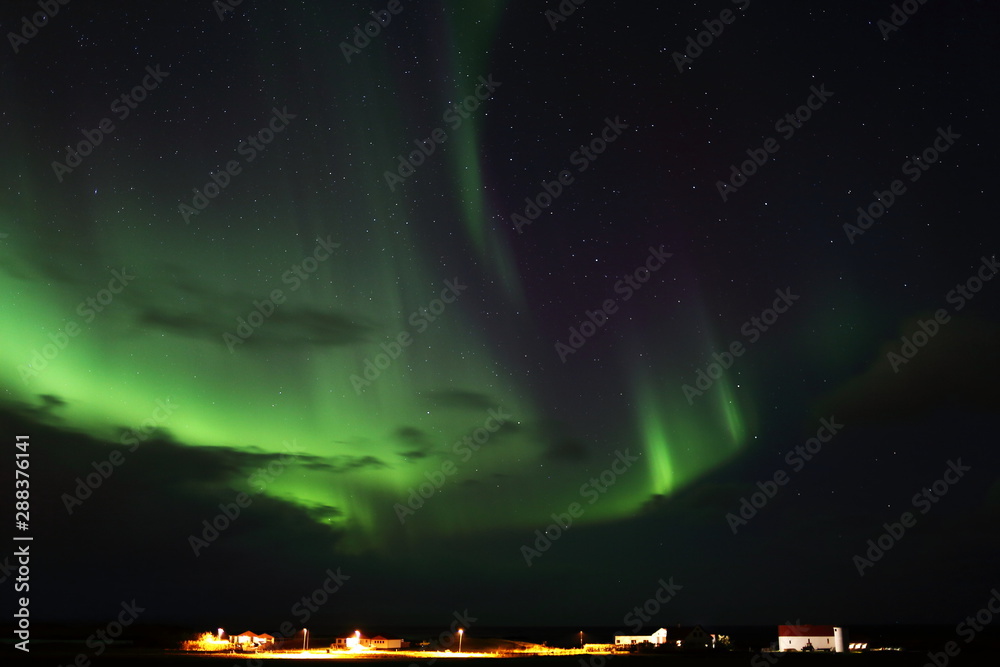 Polarlichter Aurora Borealis über Island