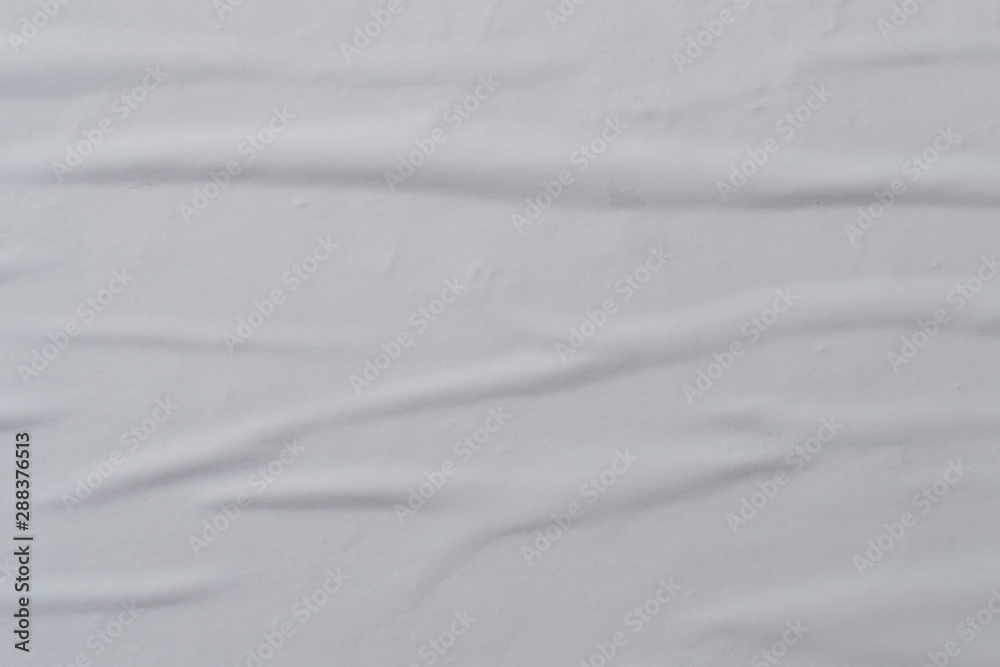 White creased poster texture. Abstract background.
