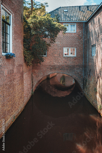 The Binnendieze is a small river that is enclosed within the Den Bosch city and therefore runs mostly underground. photo