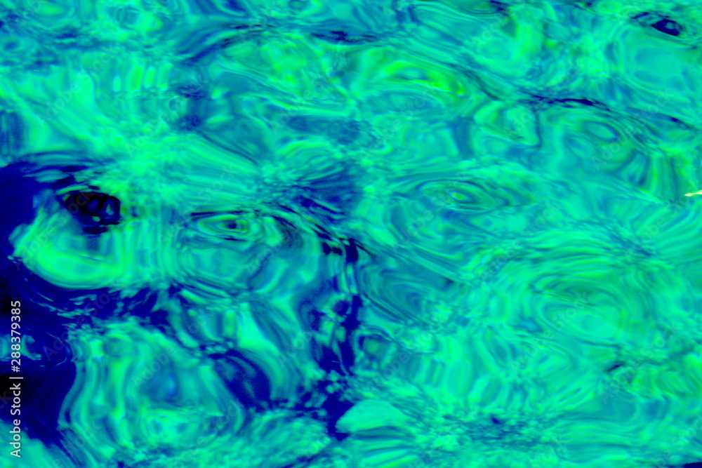 Sea Water Movement Reflection Green Blue Painting Colors