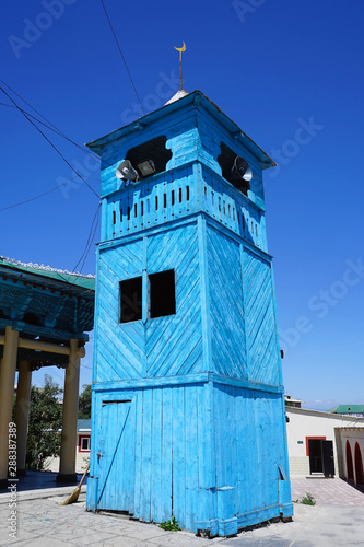 Dungan Mosque in Karakol, Kyrgyzstan  photo