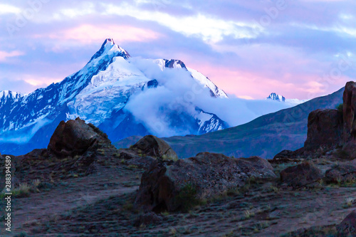 Sunset over Golden Peak photo