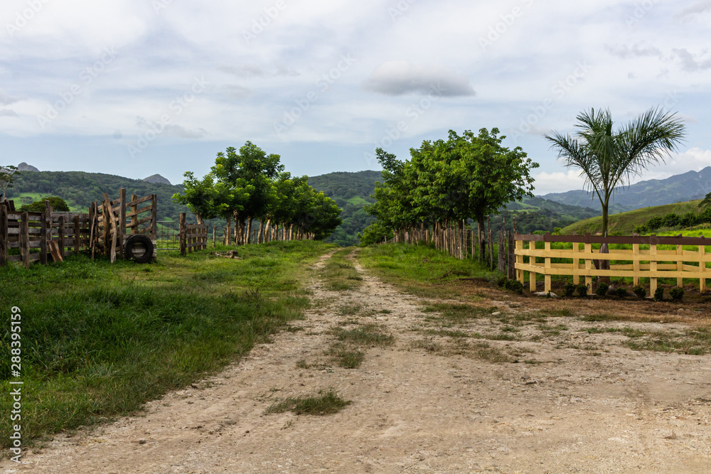 Country side of Costa Rica, Guanacaste Province