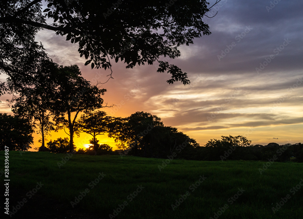 Country side of Costa Rica, Guanacaste Province