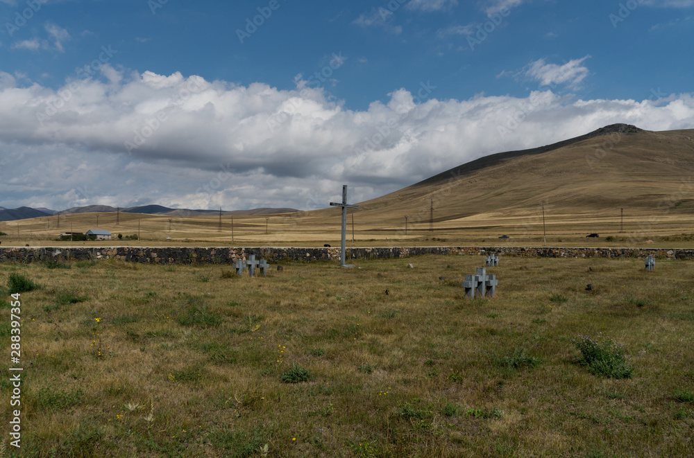 cimitery in Sevan for German soldiers