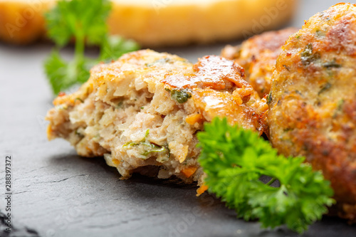 Chiftele - Romanina traditional meatballs photo