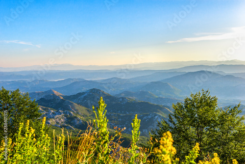 Mountain range of Montenegro