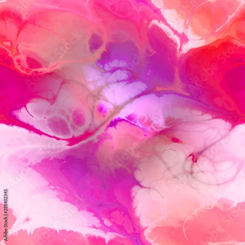 flowing pink purple design seamless tile © kathleenmadeline