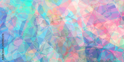 modern pastel blue pink polygon backdrop