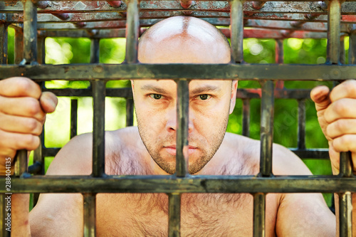 The bald man was jailed.