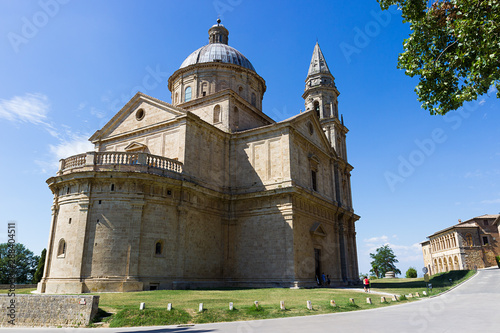 The christian temple of San Biagio in the famous village of Montepulciano, Tuscany