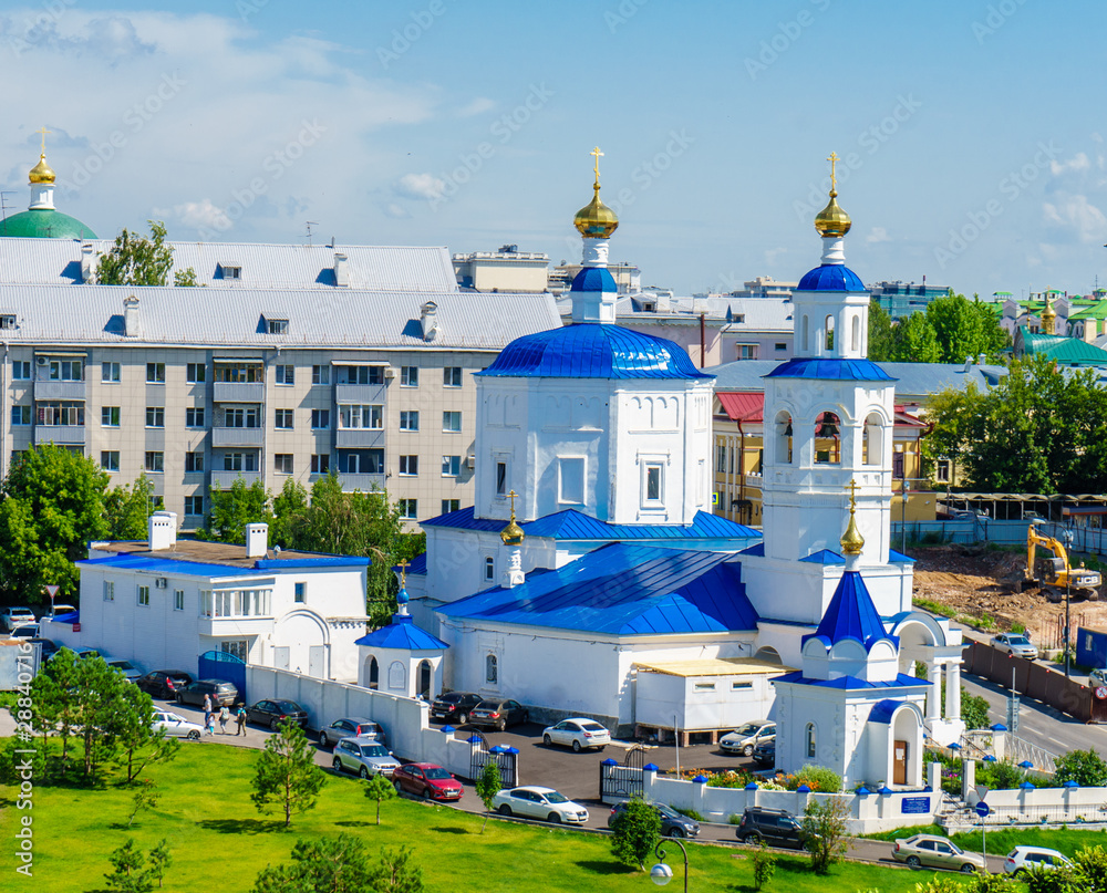 Obraz premium Church of the Nativity of the Blessed Virgin Mary. Kazan, Russia