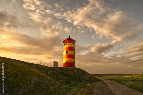 lighthouse at sunset