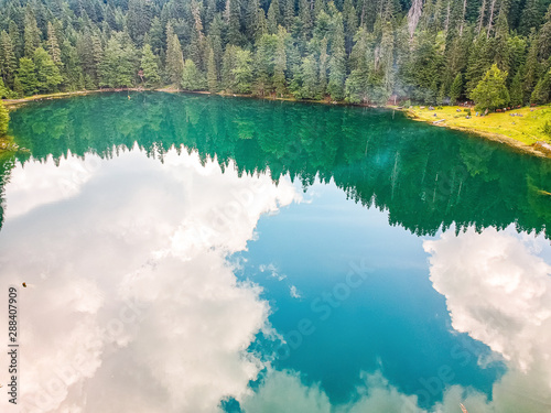 Zabojsko lake in National Park Durmitor, Montenegro, Europe photo