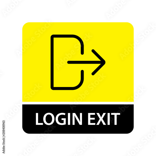 Wallpaper Mural Login icon illustration isolated vector sign symbol Torontodigital.ca