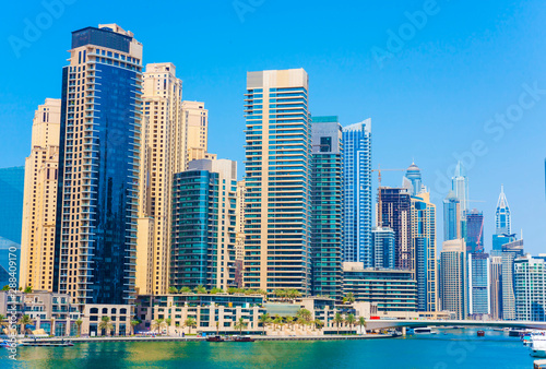 Dubai city downtown. Marina area, UAE © Ioan Panaite