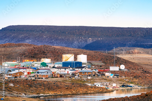 The Coast line of Ulukhaktok - Holman, Canada. photo