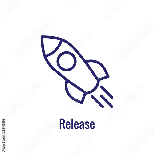DevOps Icon - Dev Ops Icon Showing an aspect of the process