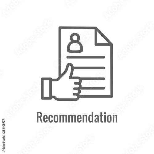Employee Referral Process Icon - Networking, Recommendation, and reference