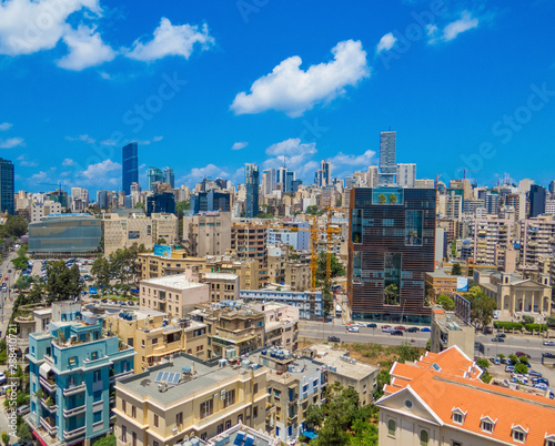 Aerial view of Beirut, Lebanon © Diego Fiore